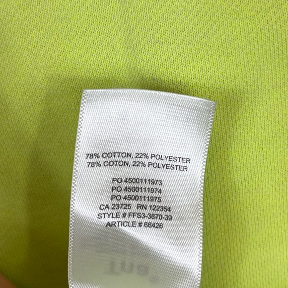 TNA Perkins Sweatshirt Neon Green Sz S - Picture 10 of 10